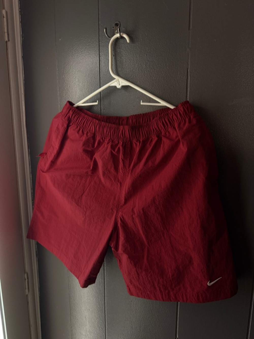 Nike Men’s Deep Red Athletic Shorts